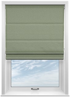 Geneva, Herbal Green - Twist&Fit Roman Blind